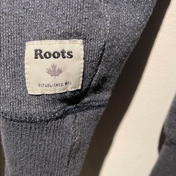 Roots Men's Blue/Gray Hoodie - Picture 5 of 9